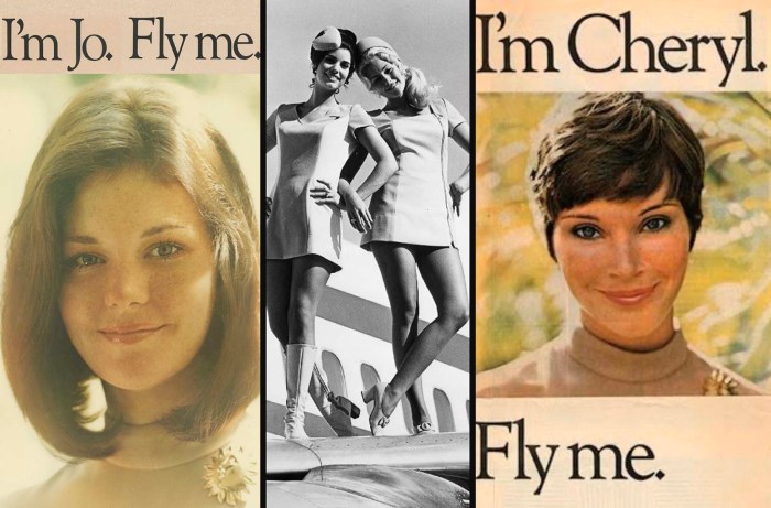 Fly me was a 1970s national airlines advertising campaign that